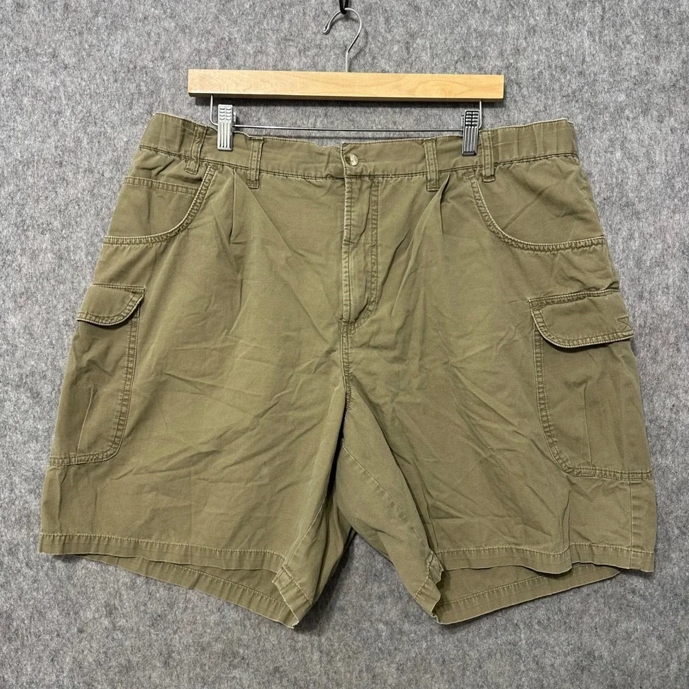 Columbia Cargo Shorts Mens‎ 40 Brown Cotton Hiking Outdoor Casual 107 XM4071